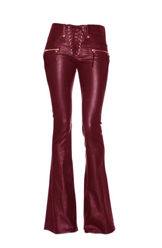 Red leather bell on sale bottoms